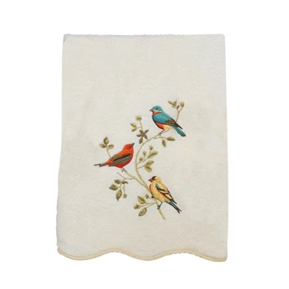 Thumbnail 8: AVANTI Avanti Premier Songbirds Scalloped Towel Collection 