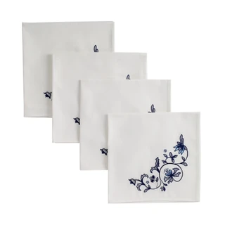 Thumbnail 2: Spode Spode Blue Portofino 4-pc. Napkin Set 