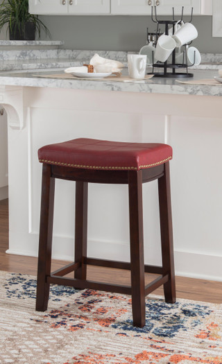 Thumbnail 2: Linon Linon Carson Counter Stool 