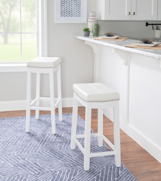 Thumbnail 2: Linon Linon Carson Counter Stool 