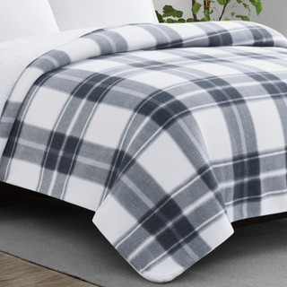 Thumbnail 4: CANNON Cannon Cozy Teddy Plaid Blanket 
