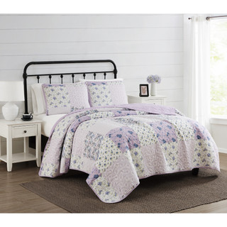Thumbnail 4: CANNON Cannon Elissa Patchwork Quilt Set 