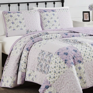Thumbnail 8: CANNON Cannon Elissa Patchwork Quilt Set 