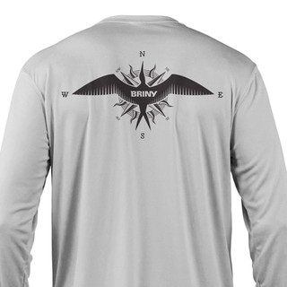 Thumbnail 6: BRINY Briny Frigate Luck Mens Performance Fishing Shirt 
