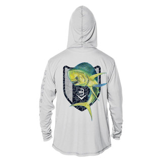 Thumbnail 1: BRINY Briny Mahi Mens Hooded Performance Fishing Shirt 