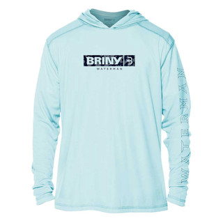 Thumbnail 4: BRINY Briny Mahi Mens Hooded Performance Fishing Shirt 