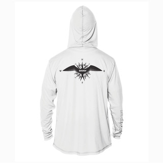 Thumbnail 2: BRINY Briny Frigate Luck Mens Hooded Performance Fishing Shirt 