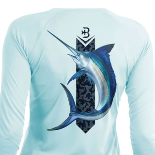 Thumbnail 6: BRINY Briny Marlin Womens Long Sleeve Performance Fishing Shirt 