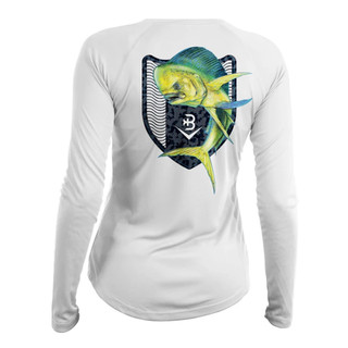 Thumbnail 2: BRINY Briny Mahi Womens Long Sleeve Performance Fishing Shirt 