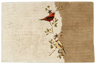 Thumbnail 2: AVANTI Avanti Gilded Birds Bath Rug 