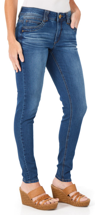 Thumbnail 1: Democracy Women's Ab-Tech Elastic Waist Jeans 