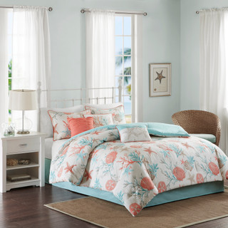Thumbnail 2: Madison Park Madison Park 7 Piece Pebble Beach Comforter Set 