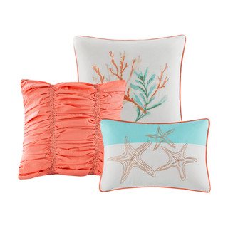 Thumbnail 8: Madison Park Madison Park 7 Piece Pebble Beach Comforter Set 