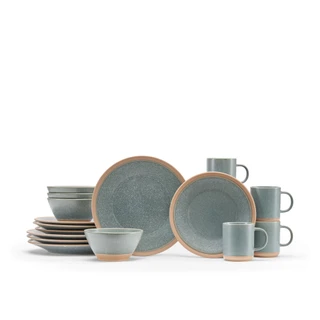 Thumbnail 2: Baum Baum Acacia 16 pc Dinnerware Set 
