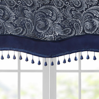 Thumbnail 12: Madison Park Madison Park Aubrey Beaded Window Valance 