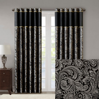 Thumbnail 2: Madison Park Madison Park Aubrey Window Curtain Panel 