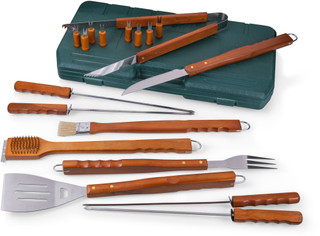 Thumbnail 2: Picnic Time Picnic Time 18-pc. Barbecue Tool Set 