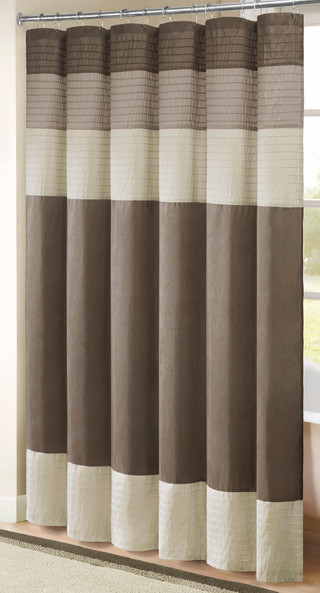 Thumbnail 2: Madison Park Madison Park Amherst Natural Shower Curtain 