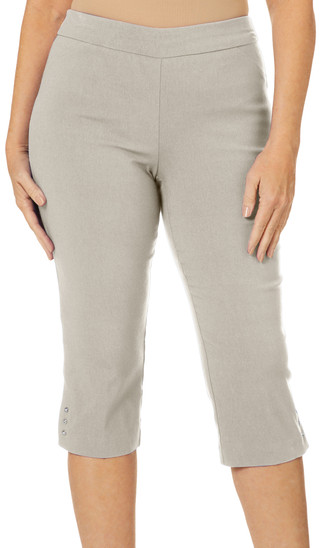 Thumbnail 2: Counterparts Counterparts Petite Pull-On Tummy Control Capris 
