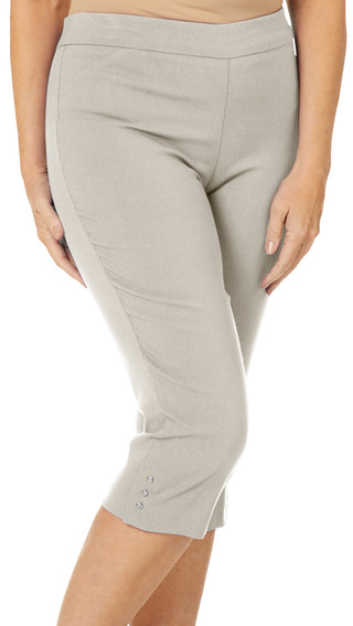 Thumbnail 1: Counterparts Counterparts Petite Pull-On Tummy Control Capris 