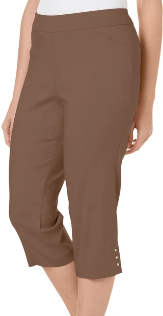 Thumbnail 2: Counterparts Counterparts Petite Pull-On Tummy Control Capris 