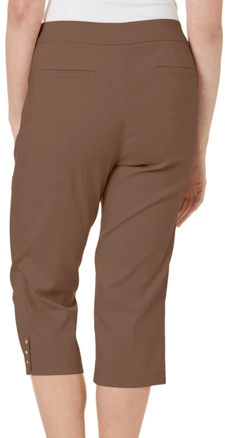 Thumbnail 4: Counterparts Counterparts Petite Pull-On Tummy Control Capris 