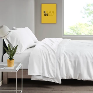 Thumbnail 6: Intelligent Design Intelligent Design Microfiber Solid Sheet Set 