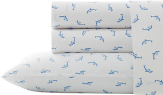 Thumbnail 5: Poppy & Fritz Poppy & Fritz Dolphin Print Sheet Set 
