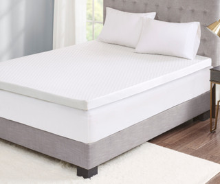 Thumbnail 6: Sleep Philosophy Flexapedic 3'' Cooling Gel Memory Foam Mattress Topper 