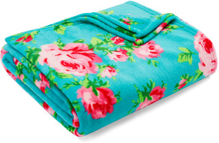 Thumbnail 2: Betsey Johnson Betsey Johnson Bouquet Ultra Soft Plush Throw 