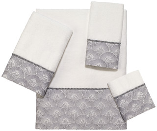 Thumbnail 5: AVANTI Avanti Deco Shell White Towel Collection 