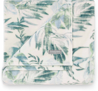 Thumbnail 2: TOMMY BAHAMA Tommy Bahama Wallpaper Leaves Throw Blanket 