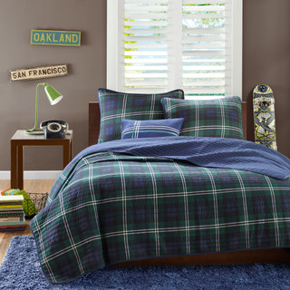 Thumbnail 6: Mi Zone Mi Zone Brody Reversible Coverlet Set 