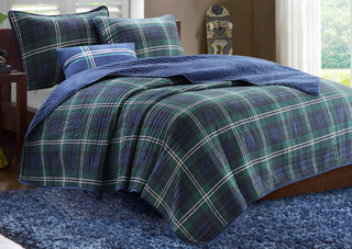 Thumbnail 3: Mi Zone Mi Zone Brody Reversible Coverlet Set 