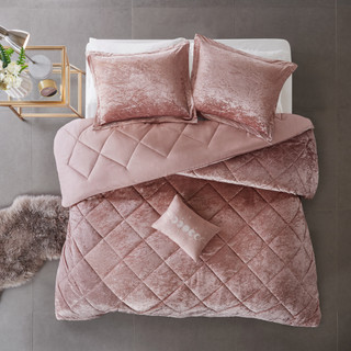 Thumbnail 15: Intelligent Design Intelligent Design Felicia Velvet Comforter Set 