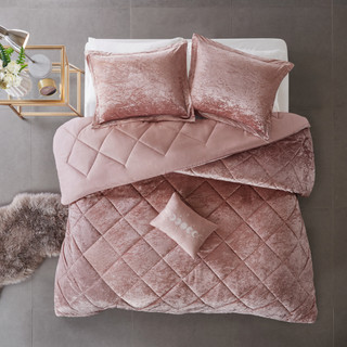 Thumbnail 9: Intelligent Design Intelligent Design Felicia Velvet Comforter Set 
