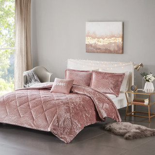 Thumbnail 3: Intelligent Design Intelligent Design Felicia Velvet Comforter Set 