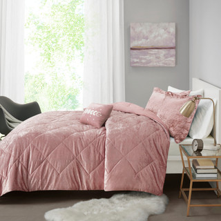 Thumbnail 18: Intelligent Design Intelligent Design Felicia Velvet Comforter Set 