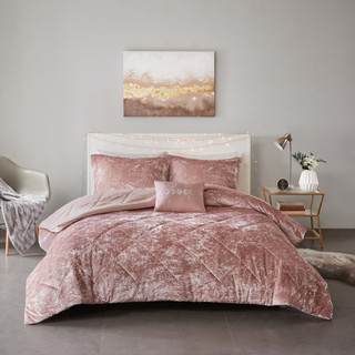 Thumbnail 12: Intelligent Design Intelligent Design Felicia Velvet Comforter Set 