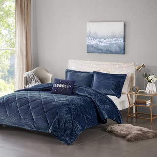 Thumbnail 1: Intelligent Design Intelligent Design Felicia Velvet Comforter Set 