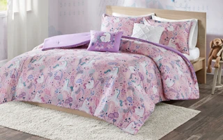 Thumbnail 3: Urban Habitat Urban Habitat Kids Lola Printed Comforter Set 