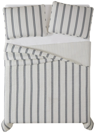 Thumbnail 8: Truly Soft Truly Soft Millenial Stripe Quilt Set 
