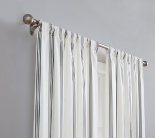 Thumbnail 4: Truly Soft Truly Soft Millenial Stripe Window Panel Pair 