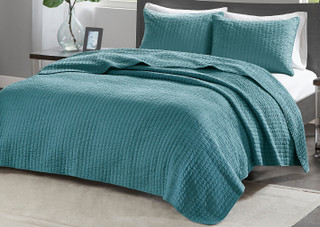 Thumbnail 4: Madison Park Madison Park Keaton Coverlet Set 