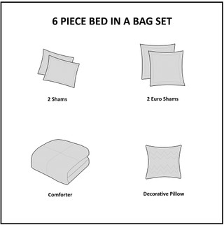 Thumbnail 30: Madison Park Madison Park Malia 6-pc. Comforter Set 