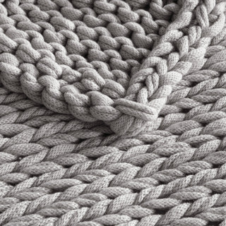 Thumbnail 2: Madison Park Madison Park Chunky Double Knit Handmade Throw 