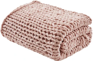 Thumbnail 2: Madison Park Madison Park Chunky Double Knit Handmade Throw 