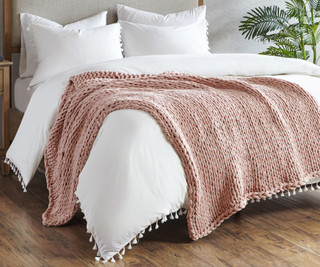 Thumbnail 6: Madison Park Madison Park Chunky Double Knit Handmade Throw 