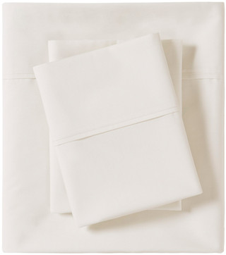 Thumbnail 2: Madison Park Madison Park Peached Percale Cotton Sheet Set 