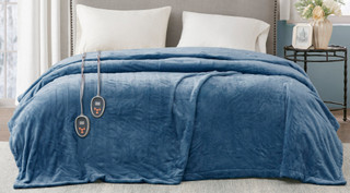 Thumbnail 20: Beautyrest Beautyrest Heated Plush Blanket 